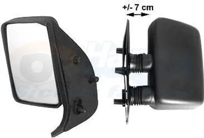 Produktbild von VAN WEZEL 1747802 Außenspiegel Seitenspiegel Rechts für FIAT DUCATO Pritsche/Fahrgestell (230) Konvex