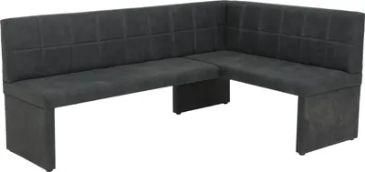 Produktbild von Hela Tische, Eckbank Sitzecke Melanie, langer Schenkel links, Bezug Microfaser Anthrazit, Holzgestell gepolstert, ca. 340kg belastbar, Maß 140x200cm