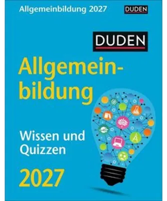 Obrázok produktu pre Duden Allgemeinbildung Tagesabreißkalender 2027 - Wissen und Quizzen