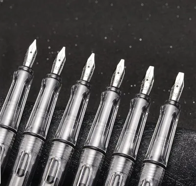 Immagine prodotto di Set di penne stilografiche per calligrafia, 6 pezzi, con diverse larghezze di tratto da 0,5 a 2,9 mm, ideali per la calligrafia manuale