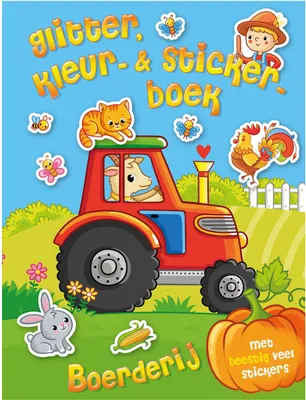 Produktbild von Glitzer-, Farb- und Aufkleberbuchfarm