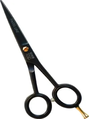 Obrázok produktu pre Kadernícke nožnice VIVATOP PASTELL LINE 5,5" BLACK - matné, elegantné