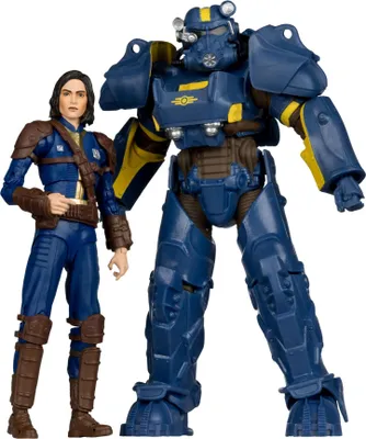 Image de Fallout 4 Statuen 2er-Pack T-60 Vault Tec & Sole Survivor 18 cm