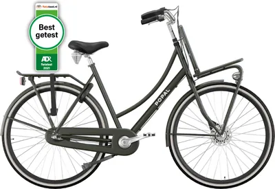 Produktbild von Popal Daily Dutch Prestige N3 - Hollandrad - Citybike - Damen - 47 centimeter - Armeegrün