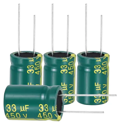 Elektrolytkondensator 33 µF 450 V, 16x25 mm, 24 Stück