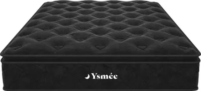 Produktbild von Taschenfederkernmatratze mit integrierter Matratzenauflage - BLACK DREAM von YSMÉE - 180 × 200 cm