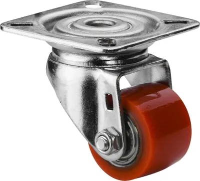 Obrázek produktu pro Otočné kolečko D.35mm Trgf.100kg w.platePolyuretanBS ROLLEN