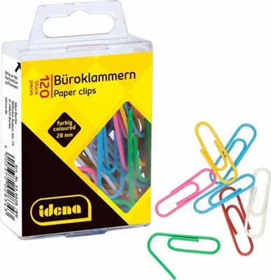 Produktbild von Büroklammer farbig