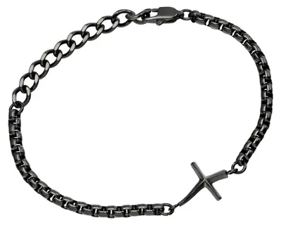 Obrázek produktu pro Řetízkový náramek s křížem pro muže B.X TJ3641