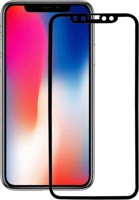 Zdjęcie produktu dla Apple iPhone XS Folia ze szkła pancernego 3D Wyświetlacz Folia ochronna 9H Czarny