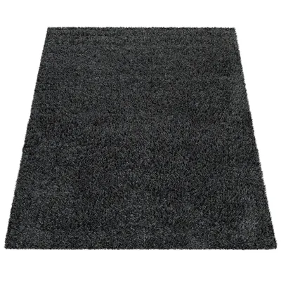 Produktbild von Shaggy Teppich Hochflor Flauschig Wohnzimmer Uni In Versch. Farben & Größen Grösse 60x100 cm