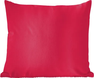 Produktbild von MuchoWow® Zierkissen Sofakissen Wohnzimmer Dekokissen 50x50 cm Rot - Einfarbig - Komfort - Sofakissen