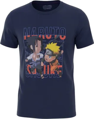 Produktbild von T-Shirt Naruto & Sasuke Dunkelblau S