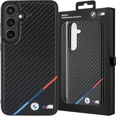 Zdjęcie produktu dla BMW BMHMS24S23PUDTK S24 S921czarny/black hardcase Carbon Tricolor Line MagSafe