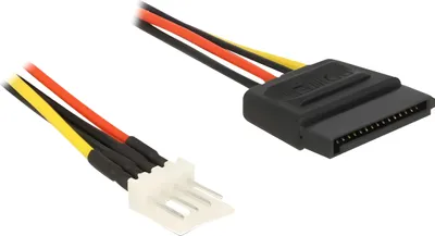 Immagine prodotto di DELOCK Stromkabel SATA 15Pin -> Floppy 4Pin St/St 0,60m