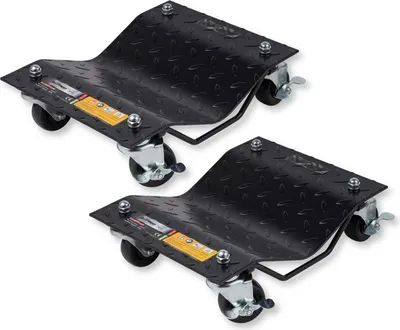 Produktbild von [BP100B] 2er-Pack Rangierhilfe, Rangierroller, Transportschale, Transporthilfe, Reifenträger für PKW - je 680kg
