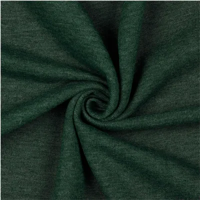 0,5m melierter Sweat-Stoff Meterware Oeko-Tex Sweatstoff Sweat gruen