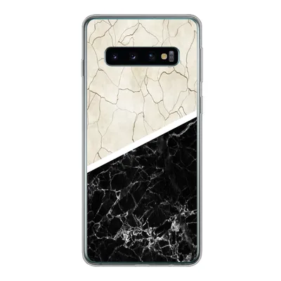 Produktbild von MuchoWow® Handyhülle Schutzhülle Hülle für Samsung Galaxy S10 Marmor - Muster - Luxus Silikon Softcase Handy Hülle - Handytasche