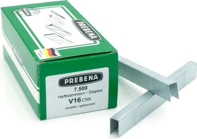 Produktbild von Klammern 16mm verzinkt Bostitch 21671B 72 Prebena V Senco C BeA Haubold 71 KMR M KL-46