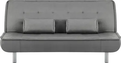 Produktbild von Schlafsofa 3-Sitzer Klappsofa - Stoff - Grau - MISHAN