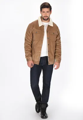 Image de Veste pour homme SAPORTA - beige foncé, taille S