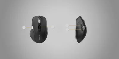 Productafbeelding van Alogic AMBT7KBK Alogic Apex Wireless Mouse USB C 125-1000Hz 700mAh schwarz