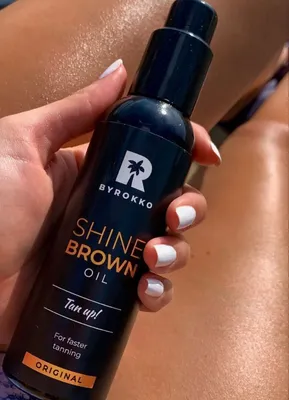 Produktbild von BYROKKO Shine Brown Premium Bräunungsbeschleunigeröl (150 ml)