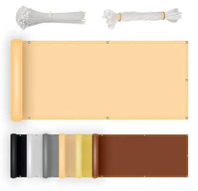 Imagen del producto de Protección para balcones resistente a la intemperie, 110 x 550 cm