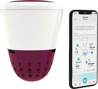 Produktbild von Ondilo ICO (bordeaux) - Smartes Messgerät für Wasseranalyse