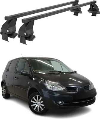 Zdjęcie produktu dla Bagażnik dachowy Menabo do Renault Scénic III Pre-Facelift 2009-2013 stalowo-czarny 2x
