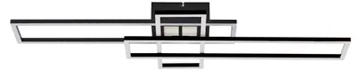 Produktbild von ZUMALINE LED-Deckenleuchte 2300 lm 3000-6000 K schwarz mit Fernbedienung LUMENZ MS243-BK
