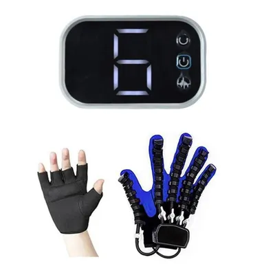 Produktbild von Robotische Rehabilitations handschuhe, 1-9 Stufen – Fingerroboter zur Rehabilitation der rechte Hand XXL