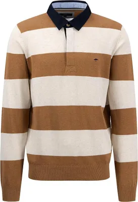 Produktbild von Fynch Hatton 1312682 Langarm-polo Braun 3XL Herren Braun 3XL