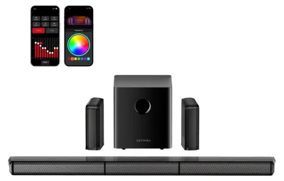 Image de Barre de son - Système audio cinéma - Haut-parleur TV - Haut-parleur multimédia - Audio PC - Son surround 7.1