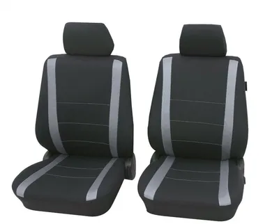 Immagine prodotto di Coprisedili per sedili anteriori 6 pezzi - grigio Samoa, Eco Class con SAB 1 | Coprisedili per auto / coprisedili per auto by PETEX