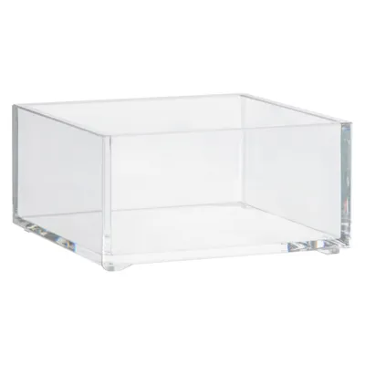 Immagine prodotto di 5five Simply Smart Schmuckorganizer Selena, Schmuckdose, Kunststoff, Transparent, 9.6 x 9.6 cm, 155900