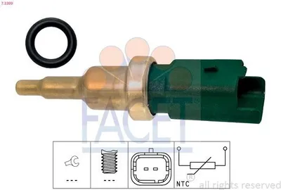 Produktbild von FACET 7.3399 Kühlmitteltemperatursensor für OPEL GRANDLAND X (A18) Vivaro C Kastenwagen (K0) Zafira Life (K0) Vivaro C Combi (K0) für FIAT für DS