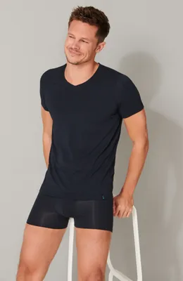 Produktbild von Schiesser Herren T-shirt V-Ausschnitt weiss