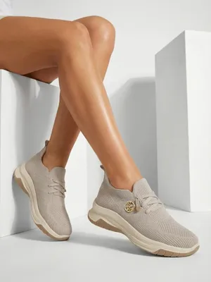 Produktbild von Damen-Sneaker Royalfashion Selene – bequeme weiße Schuhe mit flacher Sohle, Größe 40