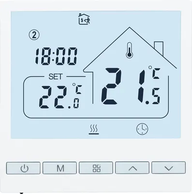 Zdjęcie produktu dla Beok Controls Tol47-Wp Inteligentny Termostat Cyfrowy Programowalny Biały