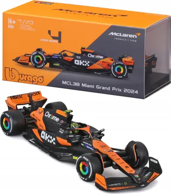 Produktbild von BOLID F1 McLaren MCL38 2024 Lando Norris FORMEL 1 1:43 BBURAGO 18-38215