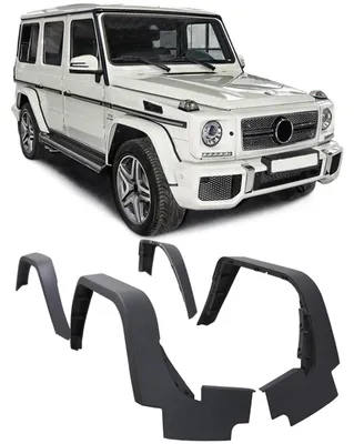 Productafbeelding van Carparts-Online Wielkastverlengingen voor Mercedes G W463 1990-2013 spatbord