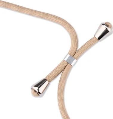 Produktbild von Handy Hülle mit Band Schutzhülle Handykette Seil Silikon Handy Tasche mit Schnur Apple iPhone 7 Plus / 8 Plus Beige / Braun