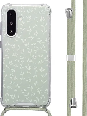 Immagine prodotto di Custodia di design imoshion con cinturino Samsung Galaxy A26 - Smoke Green Flowers