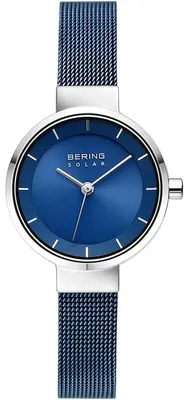 Produktbild von Bering Damen Uhr Armbanduhr Classic Solar - 14627-307 Meshband