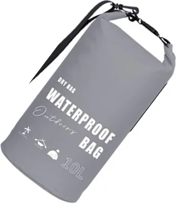Produktbild von INF 10L Wasserdichter Packsack - Perfekt für Outdoor-Abenteuer Grau