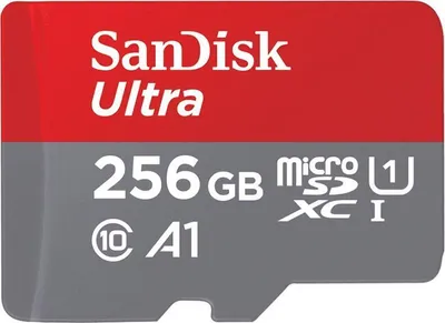 Obrázok produktu pre SanDisk microSDHC Ultra 256GB (UHS-1/Cl.10/100MB/s) + adaptér, tablet (00215484)