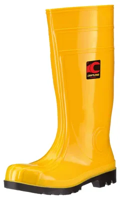 Produktbild von Craftland Toledo Gummistiefel - S5 Sicherheitsstiefel in Übergrößen Gelb 35360 große Herrenschuhe