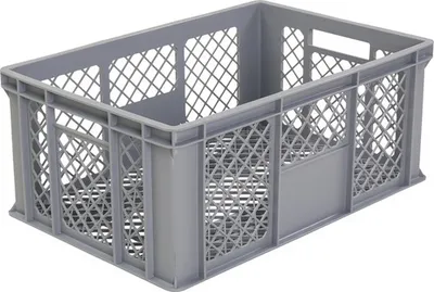 Produktbild von Stapelkorb Eurobox 61 l 600x320x400 mm grau