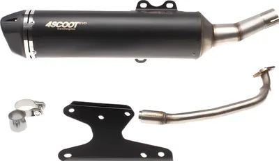 Produktbild von TECNIGAS 4Scoot Evo Schwarz Endtopf